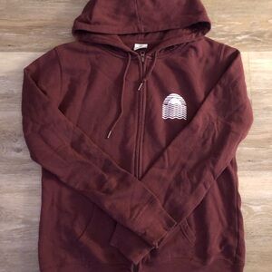 Top of the World Maroon Hoodie
